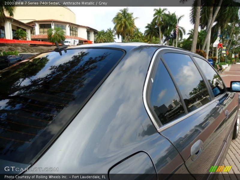 Anthracite Metallic / Grey 2000 BMW 7 Series 740i Sedan