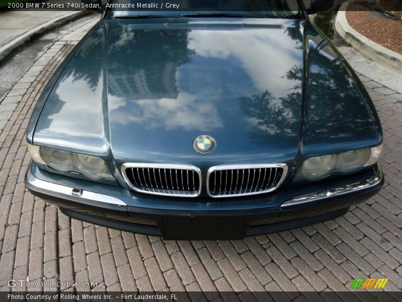 Anthracite Metallic / Grey 2000 BMW 7 Series 740i Sedan