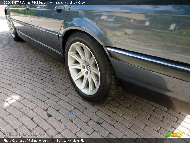 Anthracite Metallic / Grey 2000 BMW 7 Series 740i Sedan