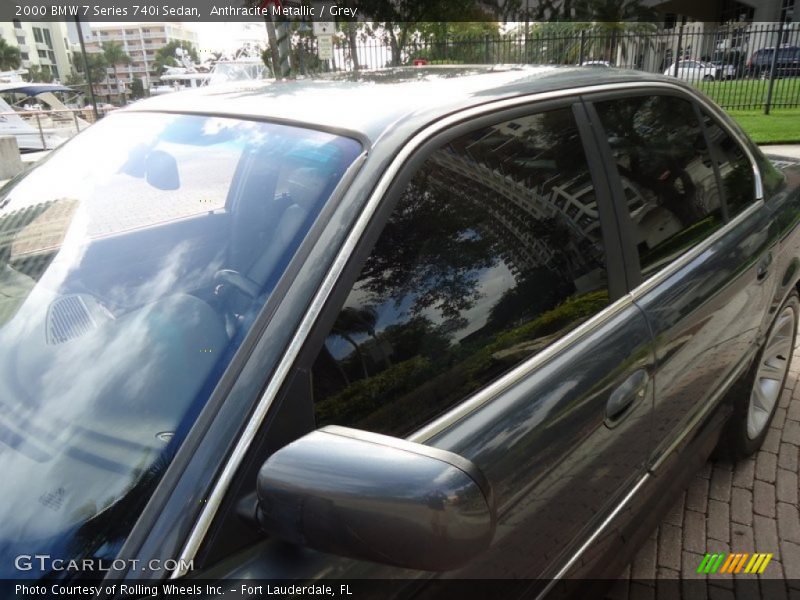 Anthracite Metallic / Grey 2000 BMW 7 Series 740i Sedan