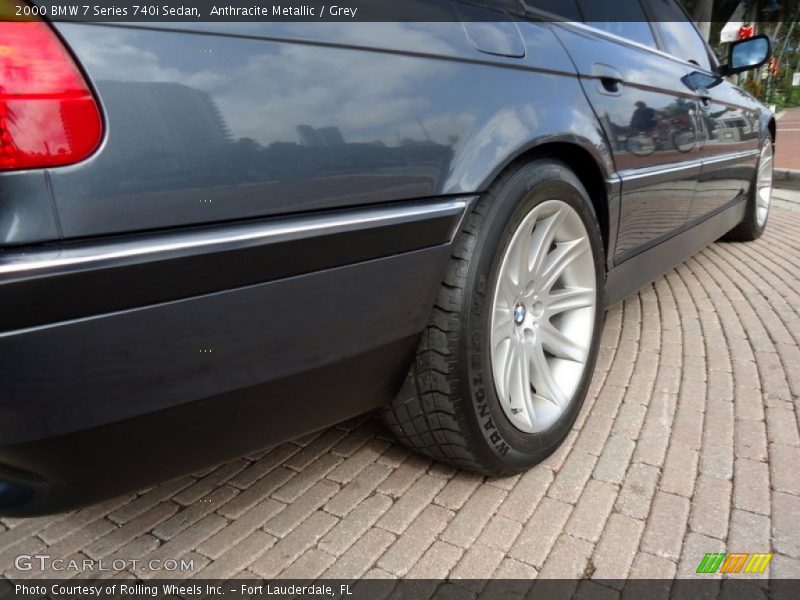 Anthracite Metallic / Grey 2000 BMW 7 Series 740i Sedan