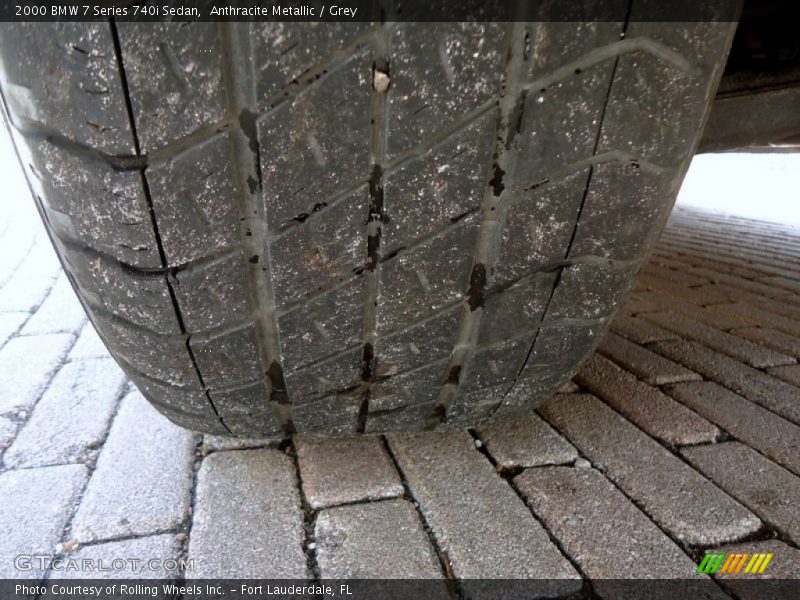 Anthracite Metallic / Grey 2000 BMW 7 Series 740i Sedan