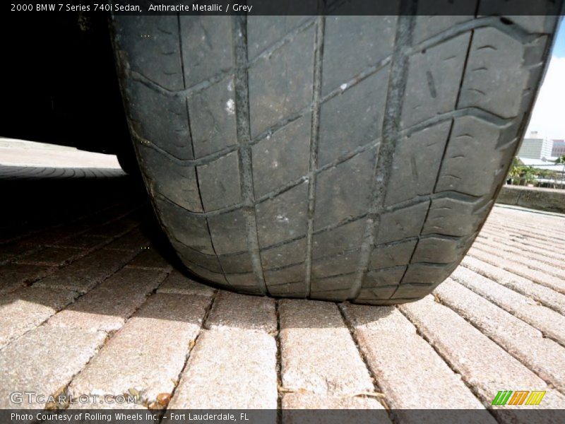 Anthracite Metallic / Grey 2000 BMW 7 Series 740i Sedan