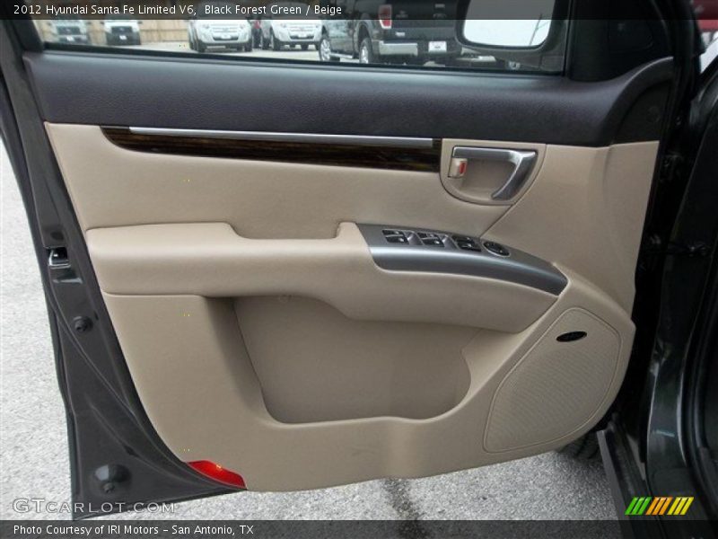 Black Forest Green / Beige 2012 Hyundai Santa Fe Limited V6