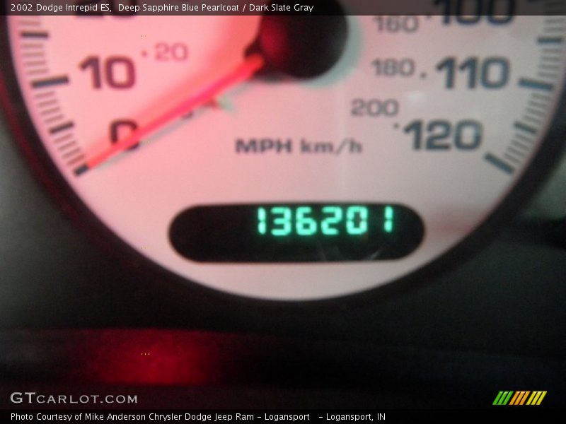 Deep Sapphire Blue Pearlcoat / Dark Slate Gray 2002 Dodge Intrepid ES