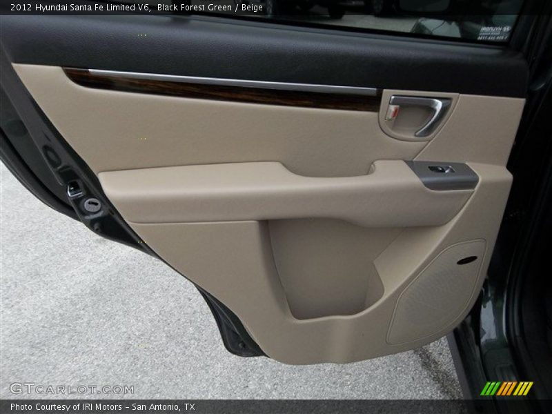 Black Forest Green / Beige 2012 Hyundai Santa Fe Limited V6