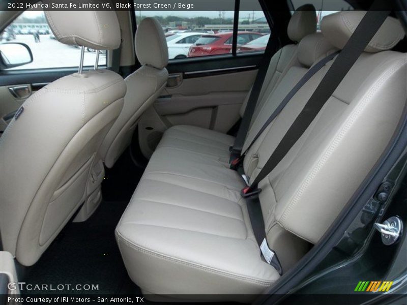 Black Forest Green / Beige 2012 Hyundai Santa Fe Limited V6