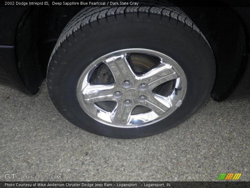 Deep Sapphire Blue Pearlcoat / Dark Slate Gray 2002 Dodge Intrepid ES