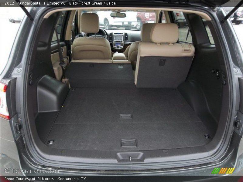 Black Forest Green / Beige 2012 Hyundai Santa Fe Limited V6