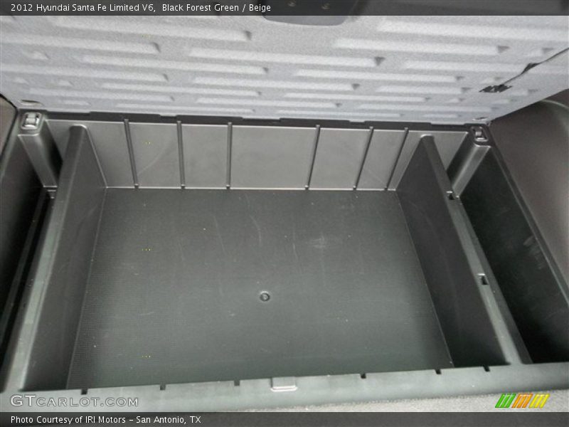 Black Forest Green / Beige 2012 Hyundai Santa Fe Limited V6