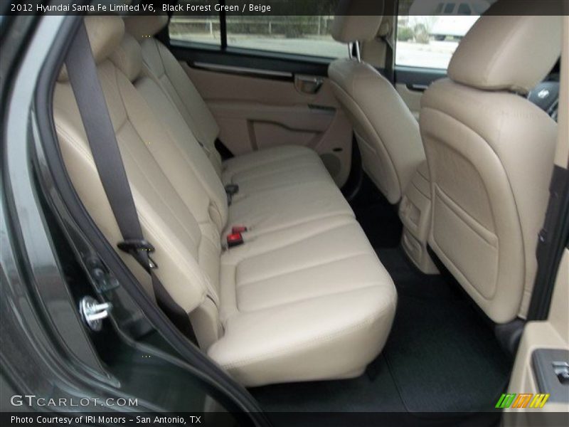 Black Forest Green / Beige 2012 Hyundai Santa Fe Limited V6
