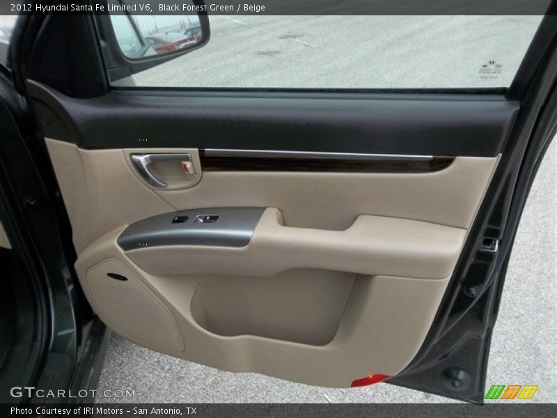 Black Forest Green / Beige 2012 Hyundai Santa Fe Limited V6
