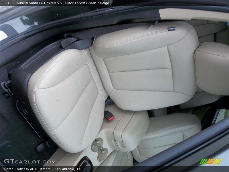 Black Forest Green / Beige 2012 Hyundai Santa Fe Limited V6