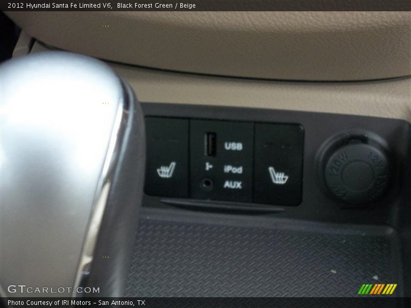 Black Forest Green / Beige 2012 Hyundai Santa Fe Limited V6