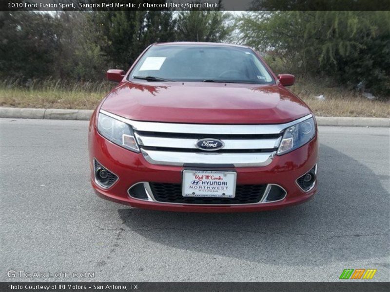 Sangria Red Metallic / Charcoal Black/Sport Black 2010 Ford Fusion Sport