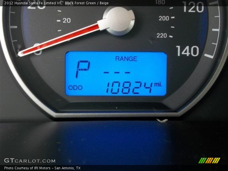 Black Forest Green / Beige 2012 Hyundai Santa Fe Limited V6
