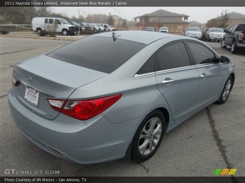 Iridescent Silver Blue Metallic / Camel 2011 Hyundai Sonata Limited