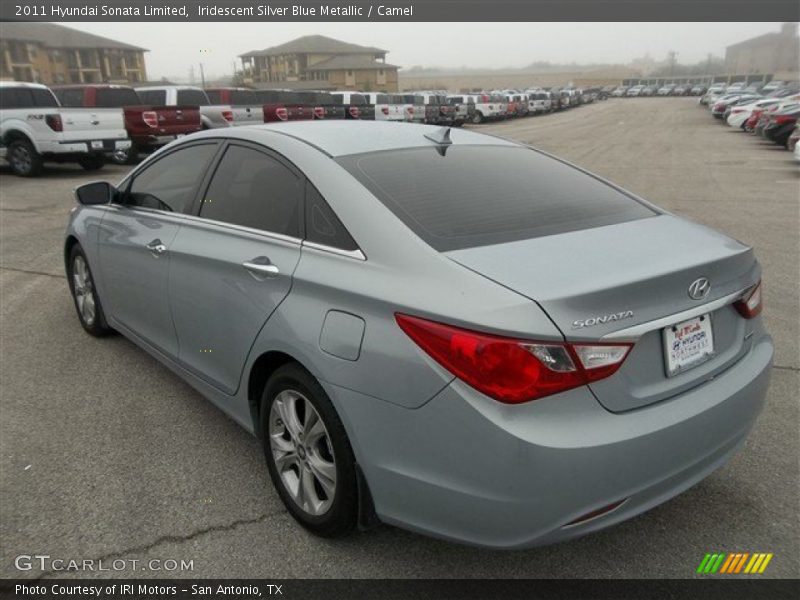 Iridescent Silver Blue Metallic / Camel 2011 Hyundai Sonata Limited