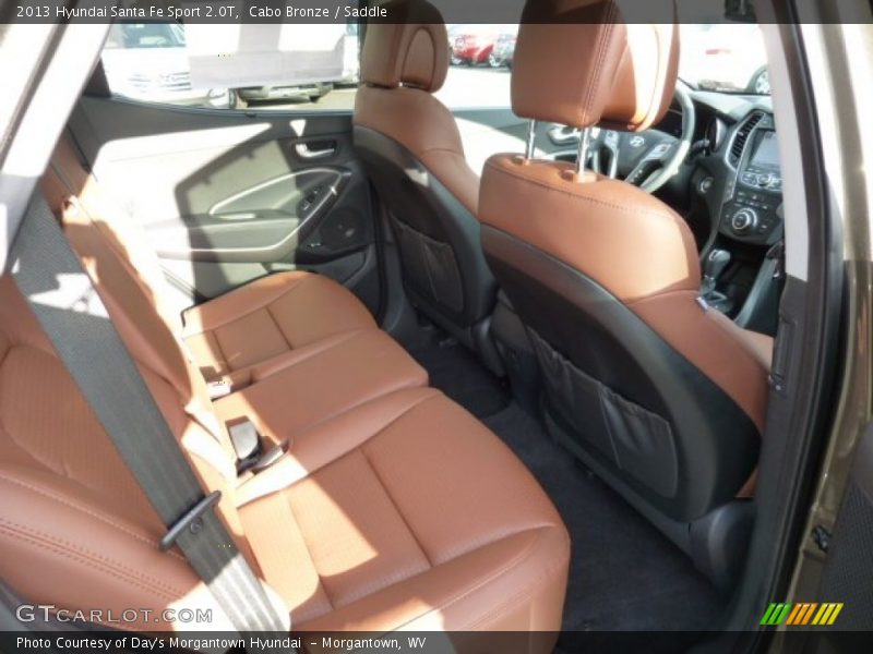 Rear Seat of 2013 Santa Fe Sport 2.0T