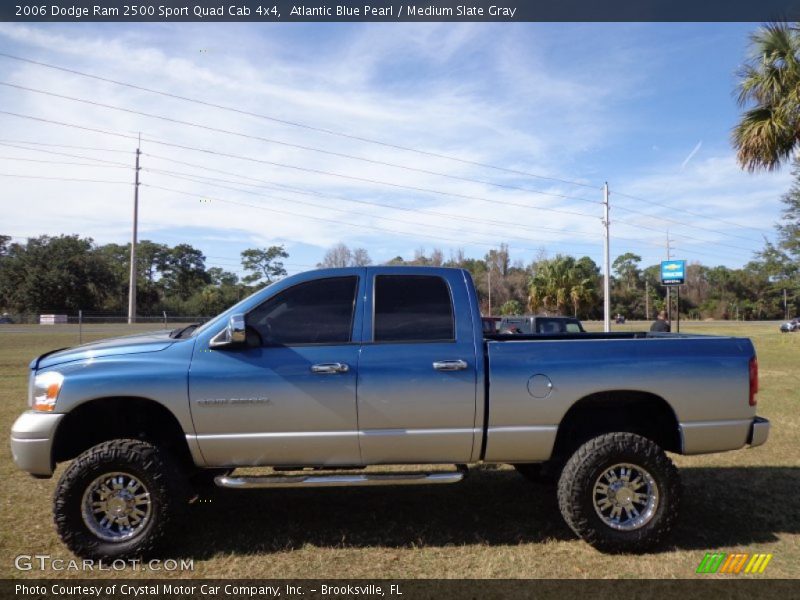 Atlantic Blue Pearl / Medium Slate Gray 2006 Dodge Ram 2500 Sport Quad Cab 4x4