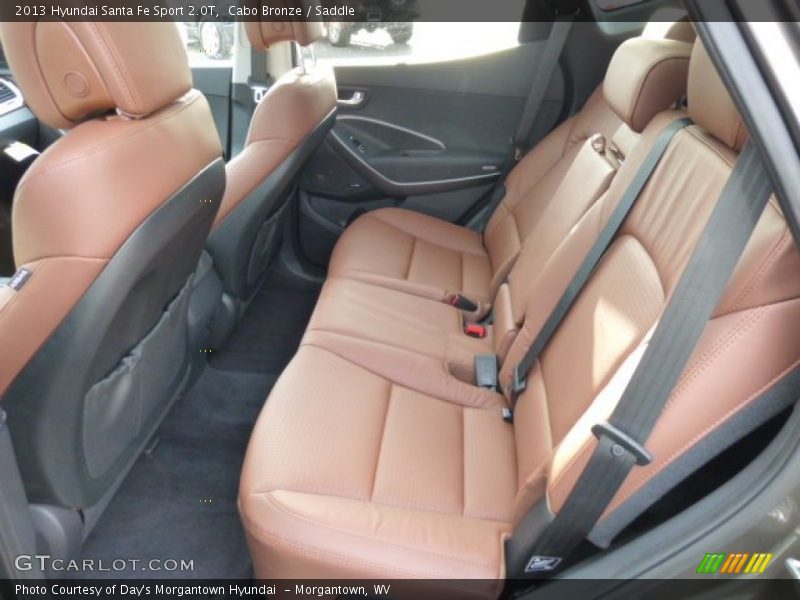 Rear Seat of 2013 Santa Fe Sport 2.0T