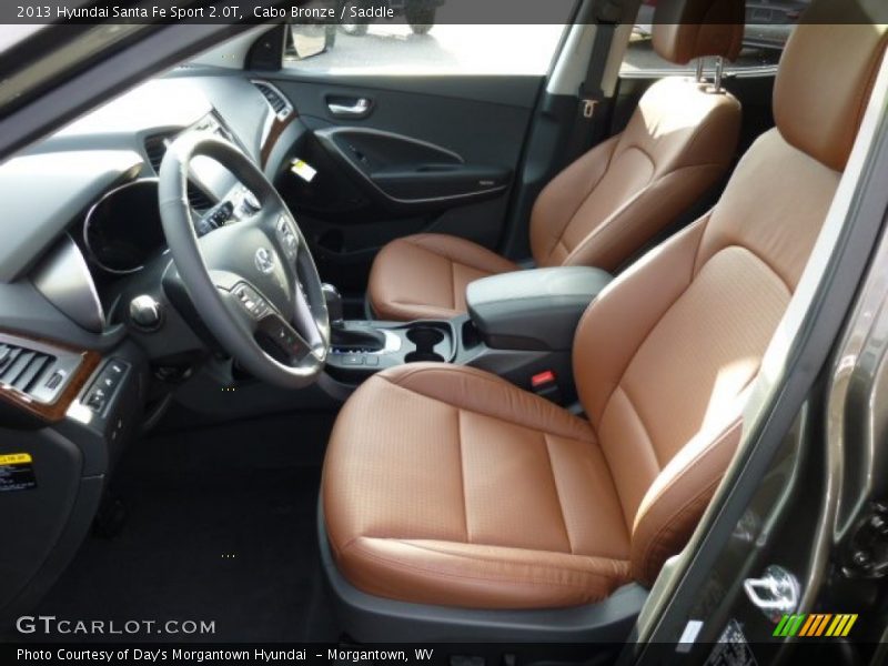 Front Seat of 2013 Santa Fe Sport 2.0T