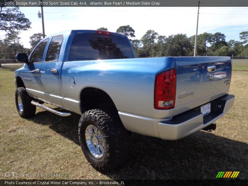 Atlantic Blue Pearl / Medium Slate Gray 2006 Dodge Ram 2500 Sport Quad Cab 4x4