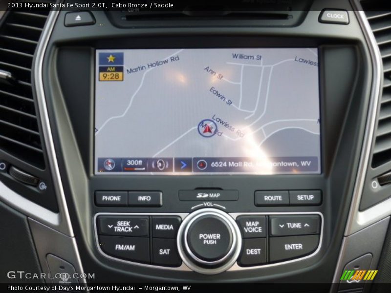 Navigation of 2013 Santa Fe Sport 2.0T