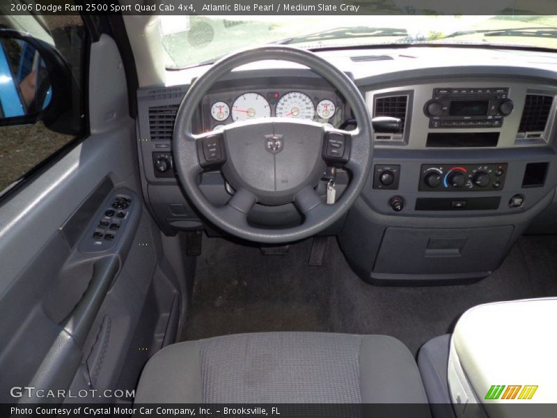 Atlantic Blue Pearl / Medium Slate Gray 2006 Dodge Ram 2500 Sport Quad Cab 4x4