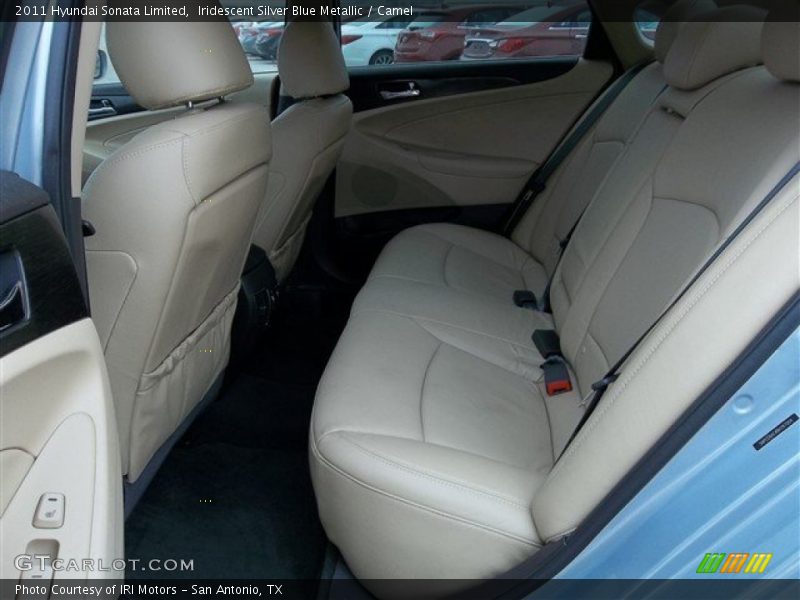 Iridescent Silver Blue Metallic / Camel 2011 Hyundai Sonata Limited