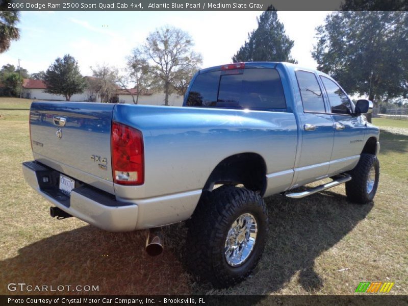Atlantic Blue Pearl / Medium Slate Gray 2006 Dodge Ram 2500 Sport Quad Cab 4x4