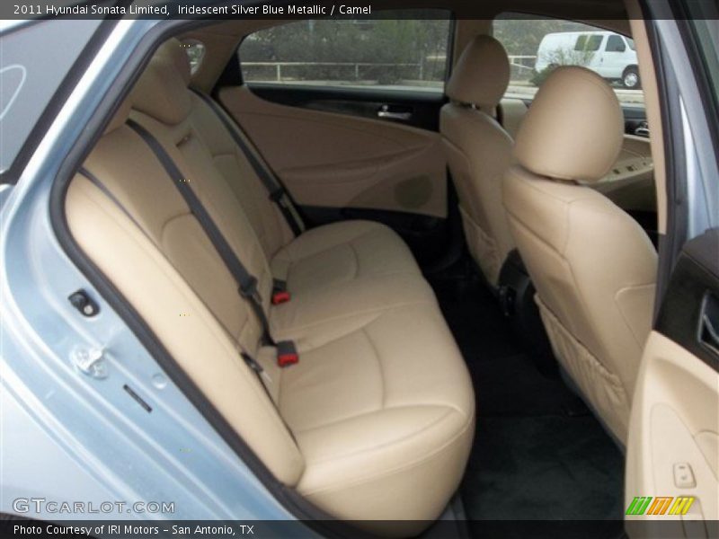 Iridescent Silver Blue Metallic / Camel 2011 Hyundai Sonata Limited