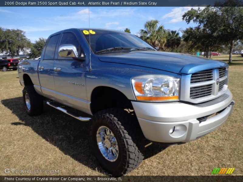 Atlantic Blue Pearl / Medium Slate Gray 2006 Dodge Ram 2500 Sport Quad Cab 4x4