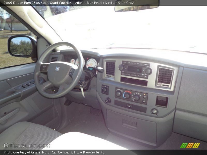 Atlantic Blue Pearl / Medium Slate Gray 2006 Dodge Ram 2500 Sport Quad Cab 4x4