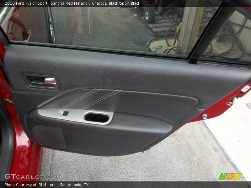 Sangria Red Metallic / Charcoal Black/Sport Black 2010 Ford Fusion Sport