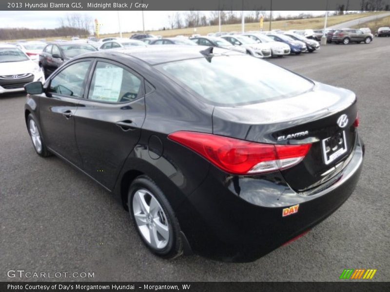 Midnight Black / Gray 2013 Hyundai Elantra GLS