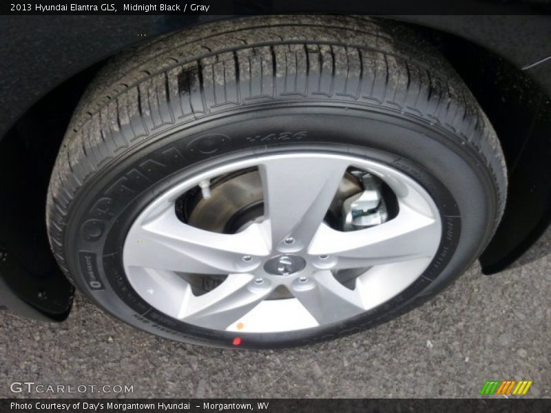 Midnight Black / Gray 2013 Hyundai Elantra GLS
