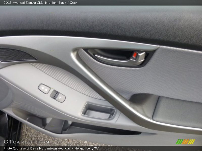 Midnight Black / Gray 2013 Hyundai Elantra GLS
