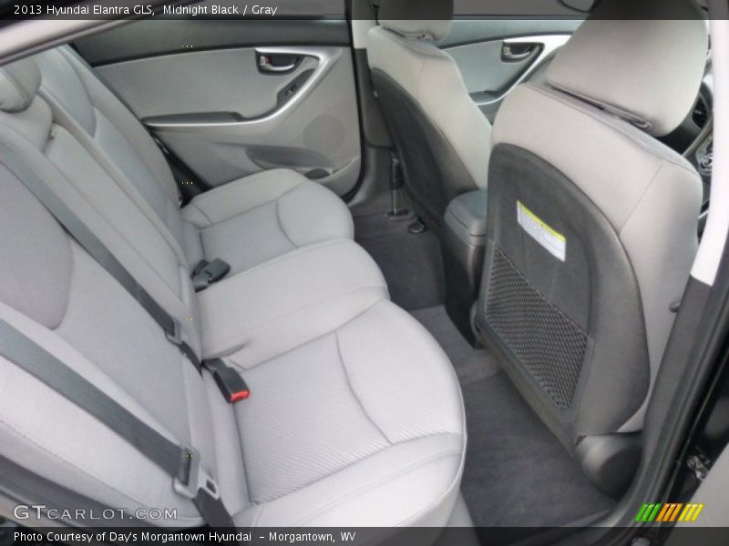 Midnight Black / Gray 2013 Hyundai Elantra GLS
