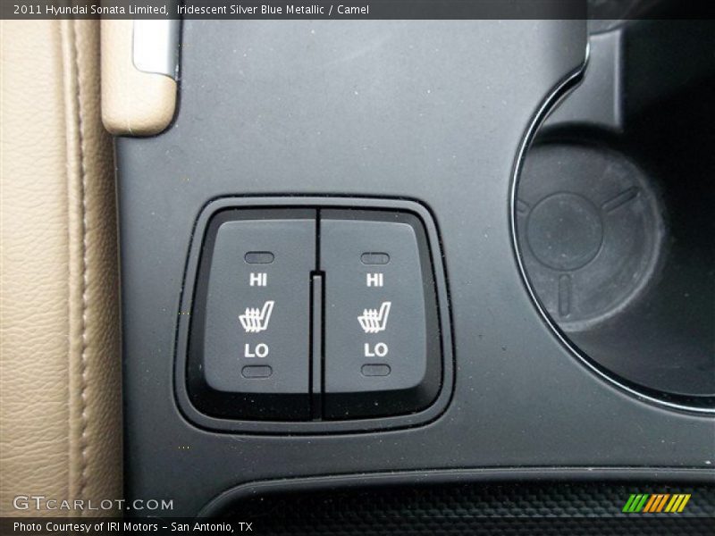 Iridescent Silver Blue Metallic / Camel 2011 Hyundai Sonata Limited