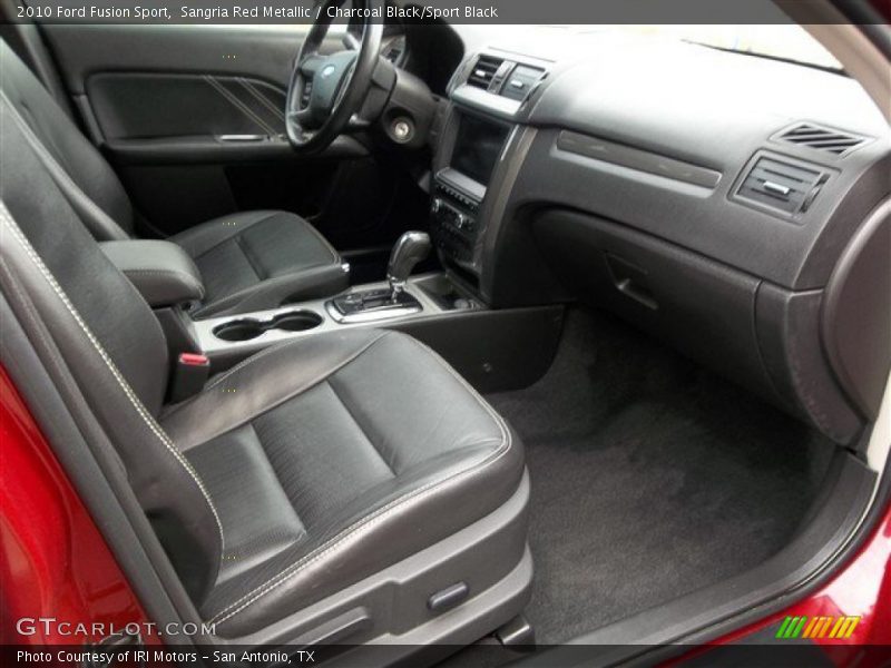 Sangria Red Metallic / Charcoal Black/Sport Black 2010 Ford Fusion Sport