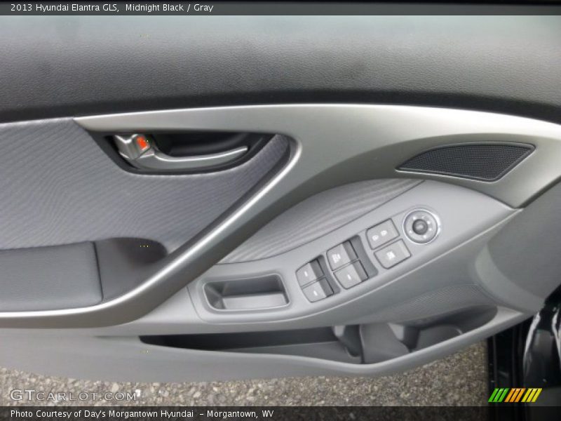 Midnight Black / Gray 2013 Hyundai Elantra GLS