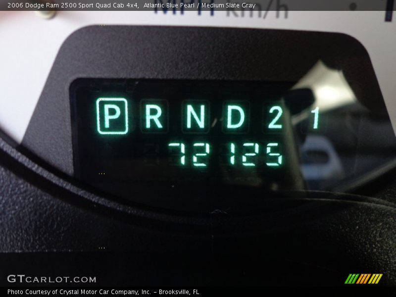 Atlantic Blue Pearl / Medium Slate Gray 2006 Dodge Ram 2500 Sport Quad Cab 4x4