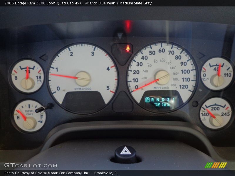 Atlantic Blue Pearl / Medium Slate Gray 2006 Dodge Ram 2500 Sport Quad Cab 4x4