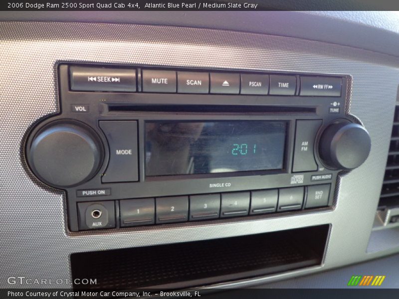 Atlantic Blue Pearl / Medium Slate Gray 2006 Dodge Ram 2500 Sport Quad Cab 4x4