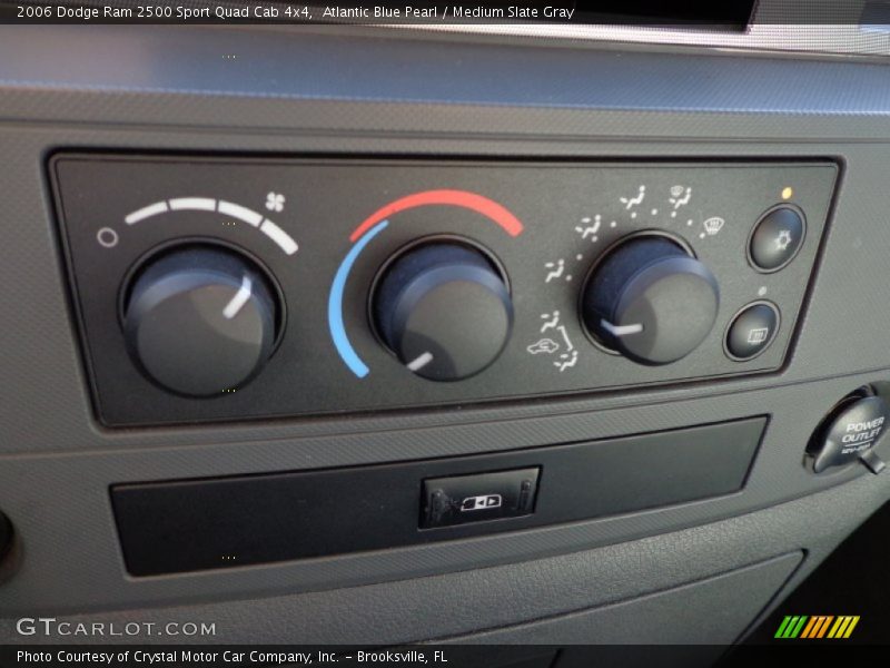 Atlantic Blue Pearl / Medium Slate Gray 2006 Dodge Ram 2500 Sport Quad Cab 4x4