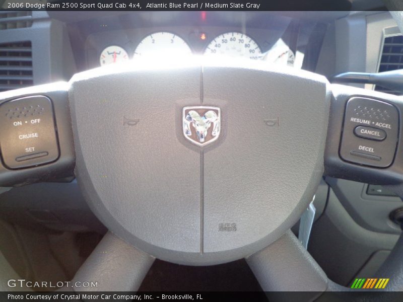 Atlantic Blue Pearl / Medium Slate Gray 2006 Dodge Ram 2500 Sport Quad Cab 4x4
