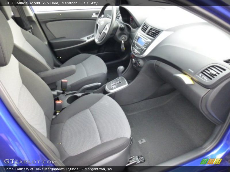  2013 Accent GS 5 Door Gray Interior