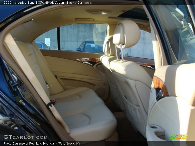 Black / Cashmere 2009 Mercedes-Benz E 350 4Matic Sedan