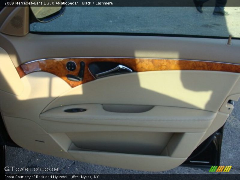 Black / Cashmere 2009 Mercedes-Benz E 350 4Matic Sedan